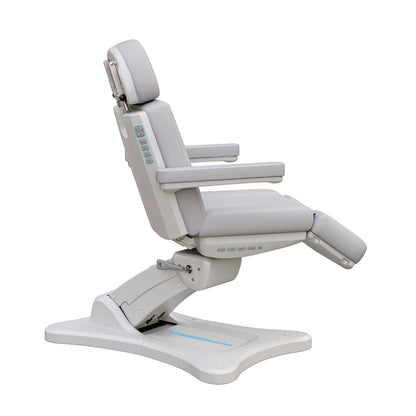 Spa Numa SERENITY 4 Motor Electric Treatment Chair with Adjustable Height, Tilt, and Leg Rest – Vegan Leather Medical Spa Chair with 240° Rotation and LED-Lit Controls
