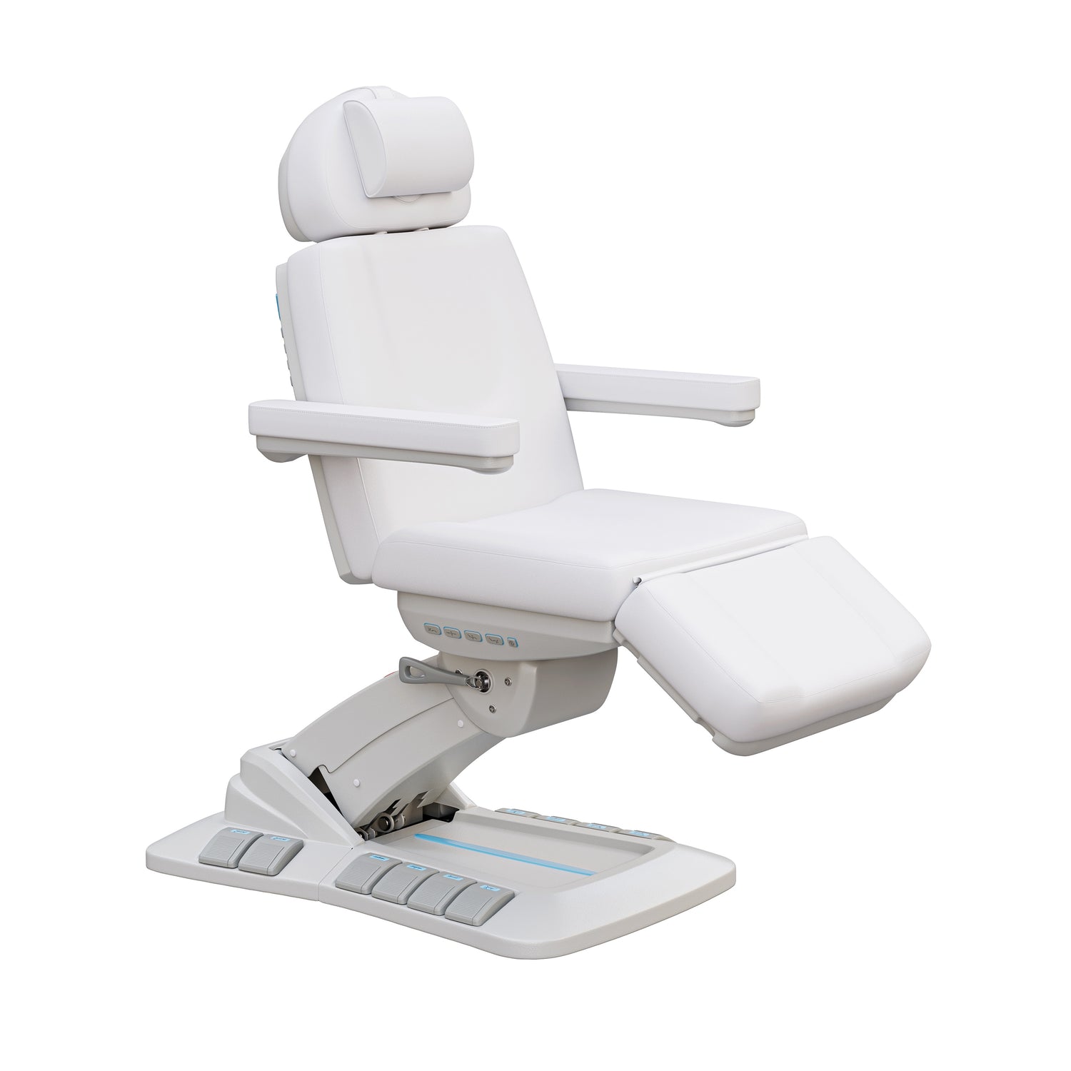 Spa Numa SERENITY DELUXE 4 Motor Electric Treatment Chair for Medical and Aesthetic Procedures – Adjustable Vegan Leather Chair with 240° Rotation, Memory Settings, and Handicapped Accessibility