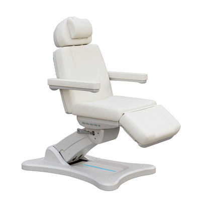 Spa Numa SERENITY 4 Motor Electric Treatment Chair for Aesthetic and Medical Procedures – Adjustable Vegan Leather Chair with 240° Rotation, LED Controls, and Handicap Accessible Design