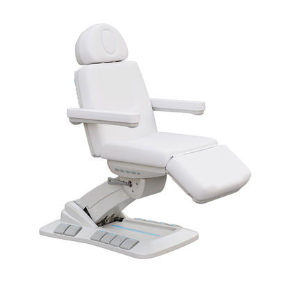 Spa Numa SERENITY DELUXE 4 Motor Electric Treatment Chair for Medical and Aesthetic Procedures – Adjustable Vegan Leather Chair with 240° Rotation, Memory Settings, and Handicapped Accessibility