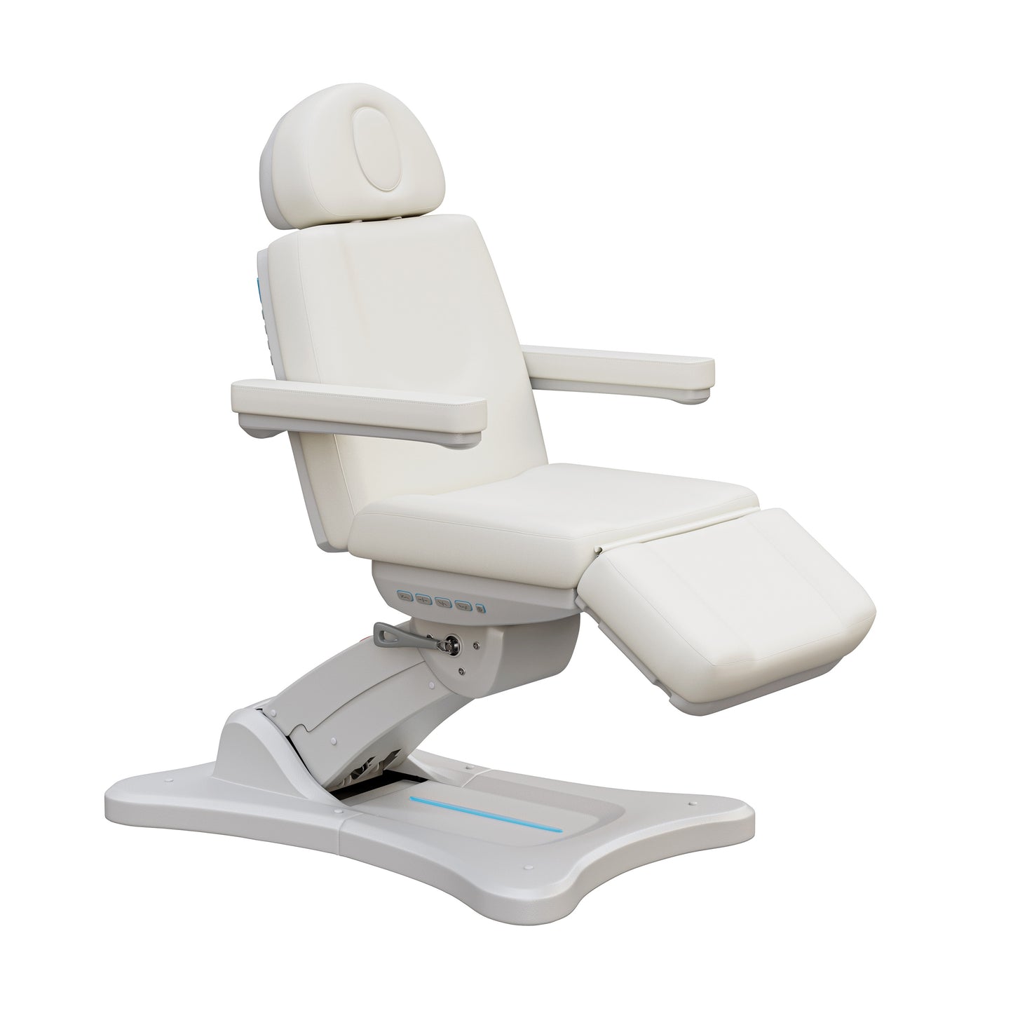 Spa Numa SERENITY 4 Motor Electric Treatment Chair for Aesthetic and Medical Procedures – Adjustable Vegan Leather Chair with 240° Rotation, LED Controls, and Handicap Accessible Design