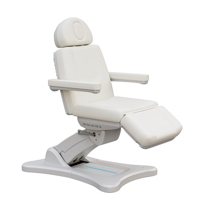 Spa Numa SERENITY 4 Motor Electric Treatment Chair for Aesthetic and Medical Procedures – Adjustable Vegan Leather Chair with 240° Rotation, LED Controls, and Handicap Accessible Design