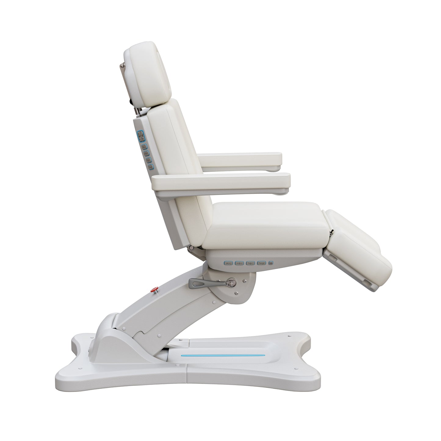 Spa Numa SERENITY 4 Motor Electric Treatment Chair for Aesthetic and Medical Procedures – Adjustable Vegan Leather Chair with 240° Rotation, LED Controls, and Handicap Accessible Design