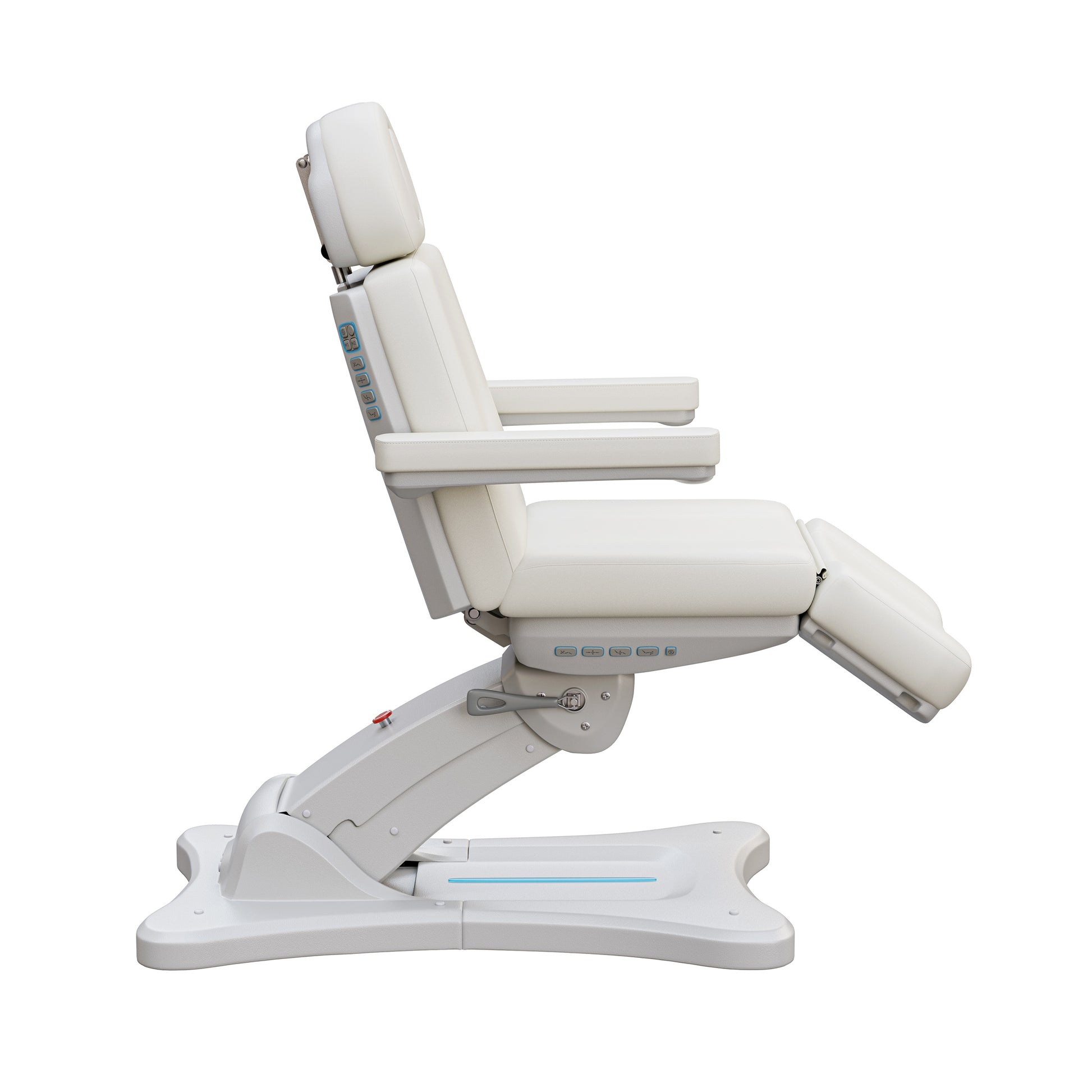 Spa Numa SERENITY 4 Motor Electric Treatment Chair for Aesthetic and Medical Procedures – Adjustable Vegan Leather Chair with 240° Rotation, LED Controls, and Handicap Accessible Design