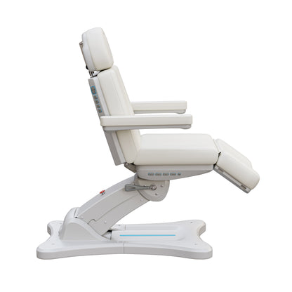 Spa Numa SERENITY 4 Motor Electric Treatment Chair for Aesthetic and Medical Procedures – Adjustable Vegan Leather Chair with 240° Rotation, LED Controls, and Handicap Accessible Design
