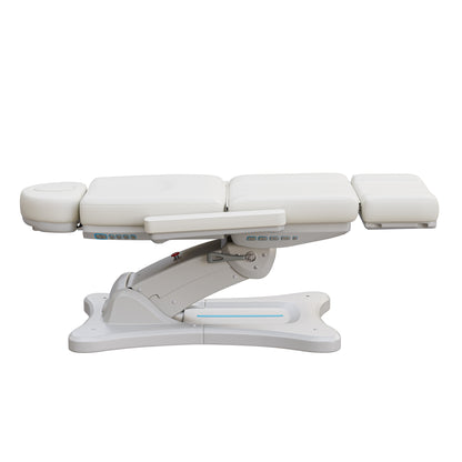 Spa Numa SERENITY 4 Motor Electric Treatment Chair for Aesthetic and Medical Procedures – Adjustable Vegan Leather Chair with 240° Rotation, LED Controls, and Handicap Accessible Design
