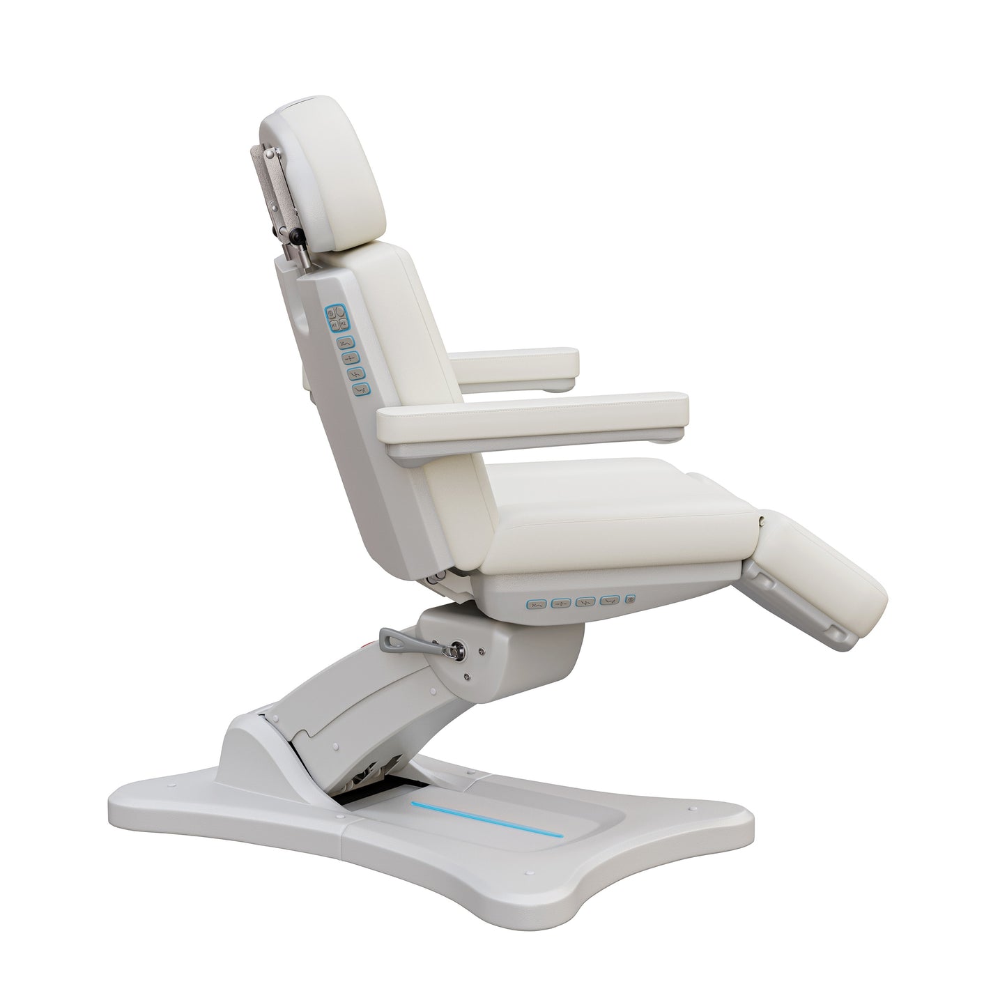 Spa Numa SERENITY 4 Motor Electric Treatment Chair for Aesthetic and Medical Procedures – Adjustable Vegan Leather Chair with 240° Rotation, LED Controls, and Handicap Accessible Design
