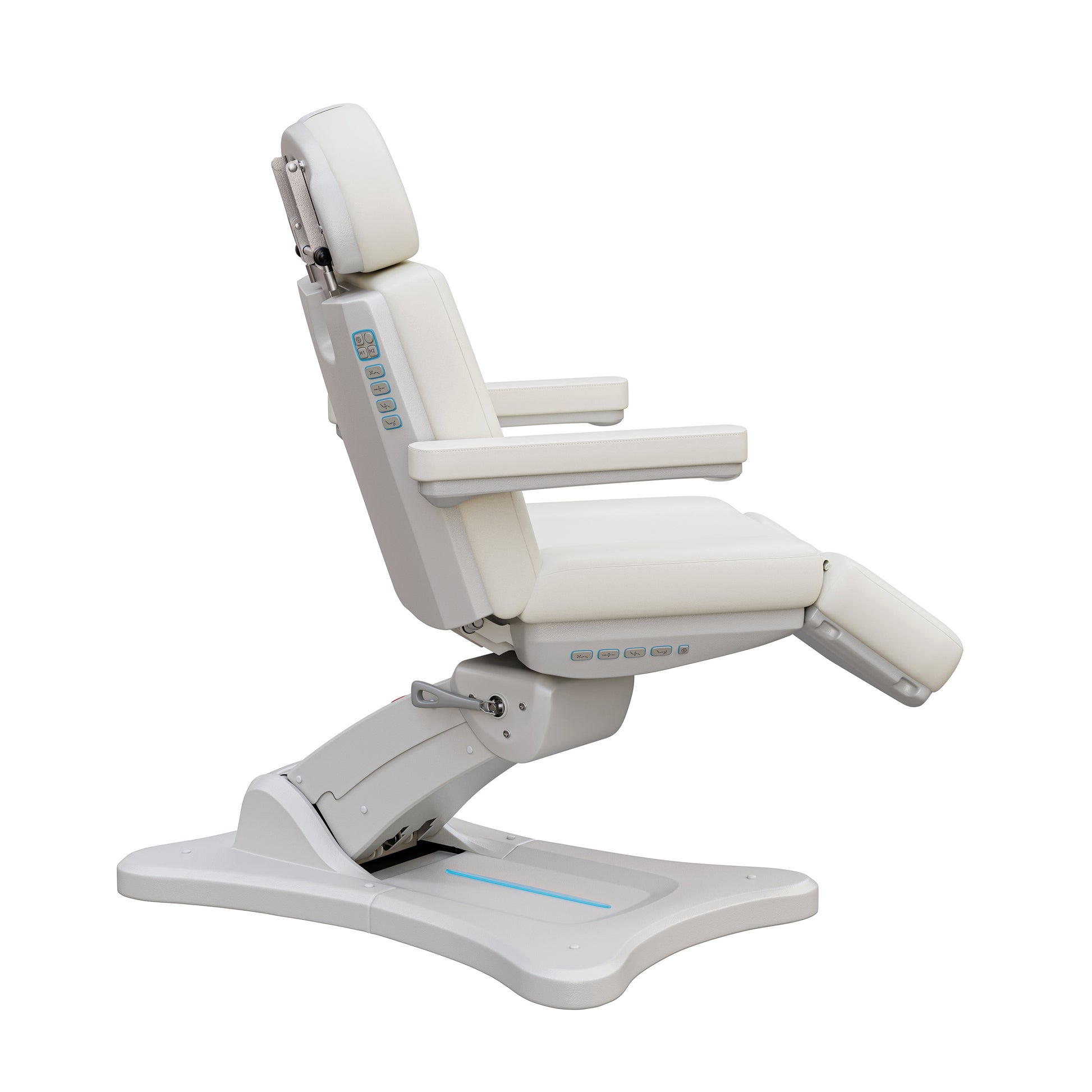 Spa Numa SERENITY 4 Motor Electric Treatment Chair for Aesthetic and Medical Procedures – Adjustable Vegan Leather Chair with 240° Rotation, LED Controls, and Handicap Accessible Design