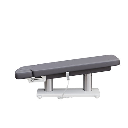 Spa Numa SOPHIE luxury 4 motor massage and facial table with extra-wide cushion, adjustable backrest and incline, removable head cushion with face hole, and massage armrests—perfect for premium spa and wellness treatments.