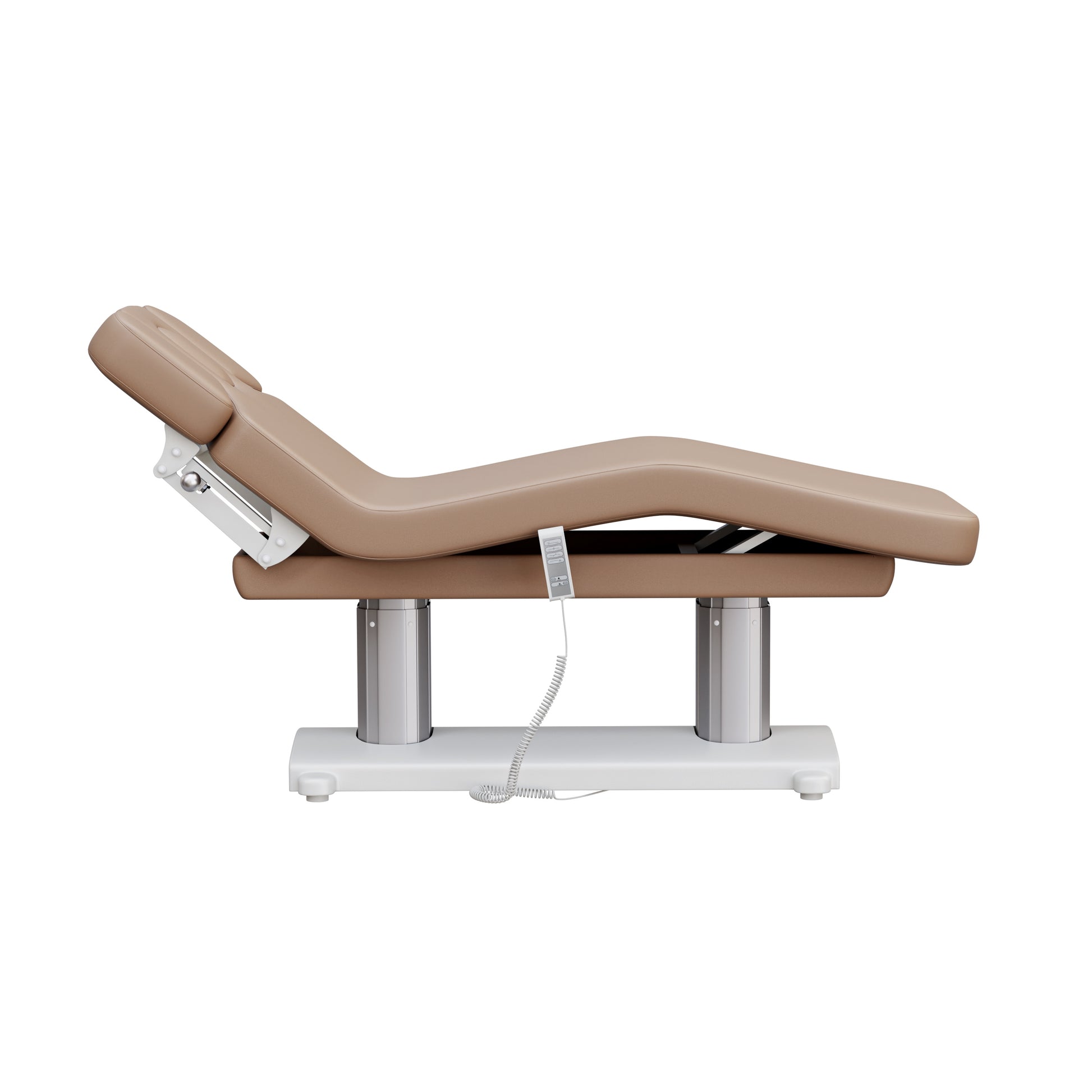 Spa Numa SOPHIE luxury 4 motor spa massage table with wide cushioned surface, adjustable height and incline, facial hole, and massage armrests—ideal for high-end spa, facial, and body treatments.