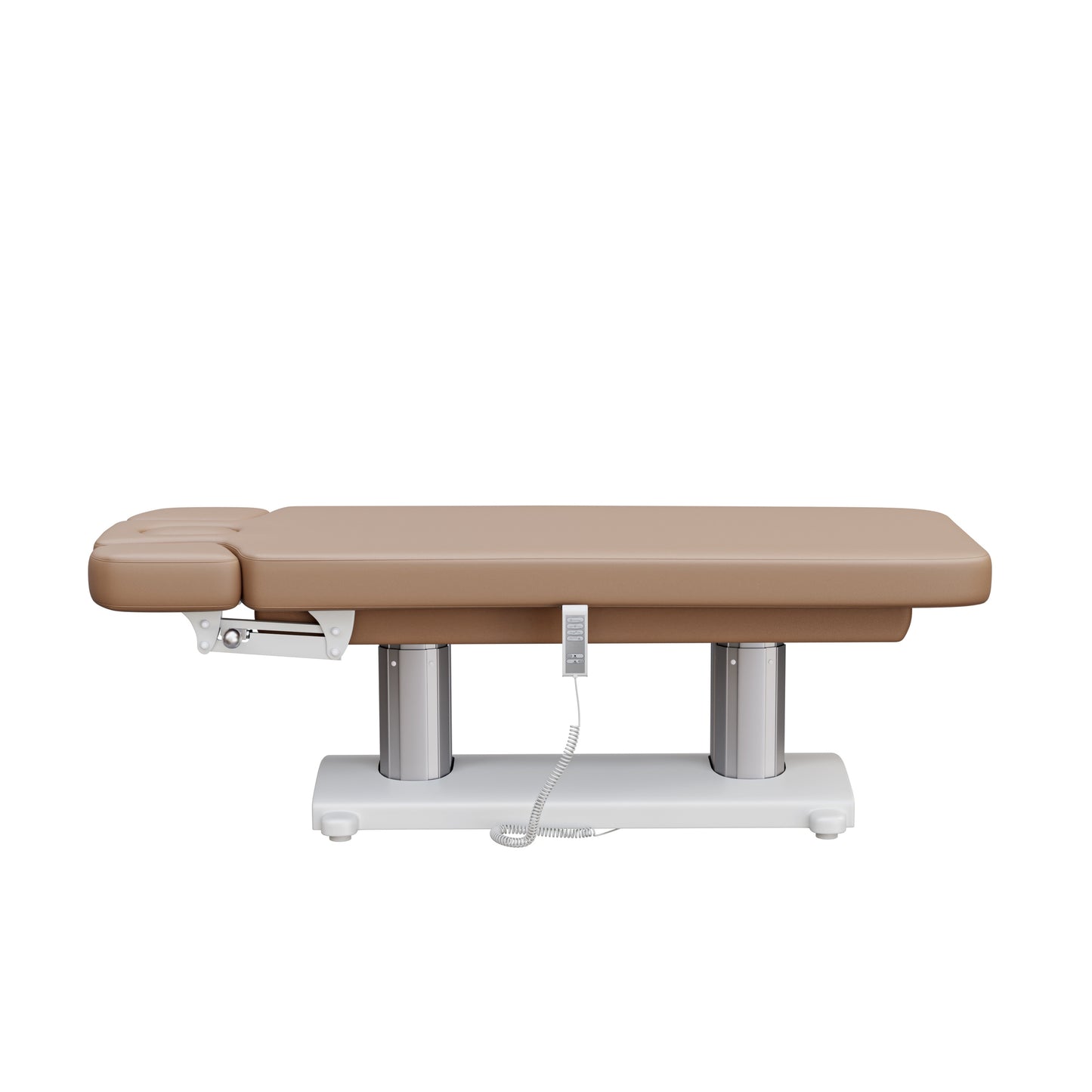 Spa Numa SOPHIE luxury 4 motor spa massage table with wide cushioned surface, adjustable height and incline, facial hole, and massage armrests—ideal for high-end spa, facial, and body treatments.