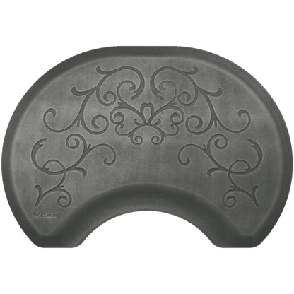 Estates Collection - Decorative 2.5' x 3.5' - 3/4'' Dye Washed Anti-Fatigue Mat - SS2535C75BSL