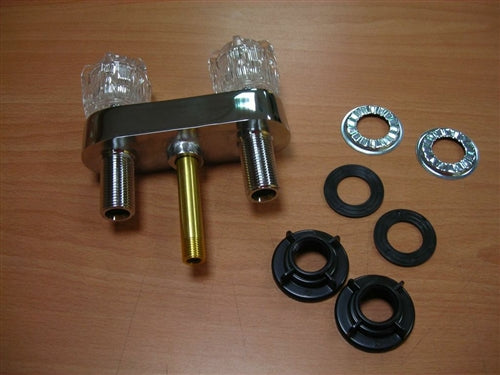 Salon Tuff Hot/Cold Faucet - Tow Handle - ST-HCF