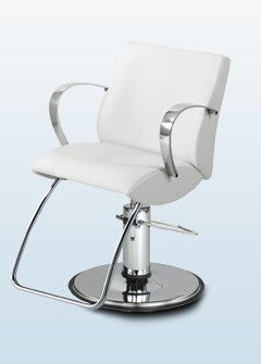 Luxury Takara Belmont Lioness salon chair with hydraulic base