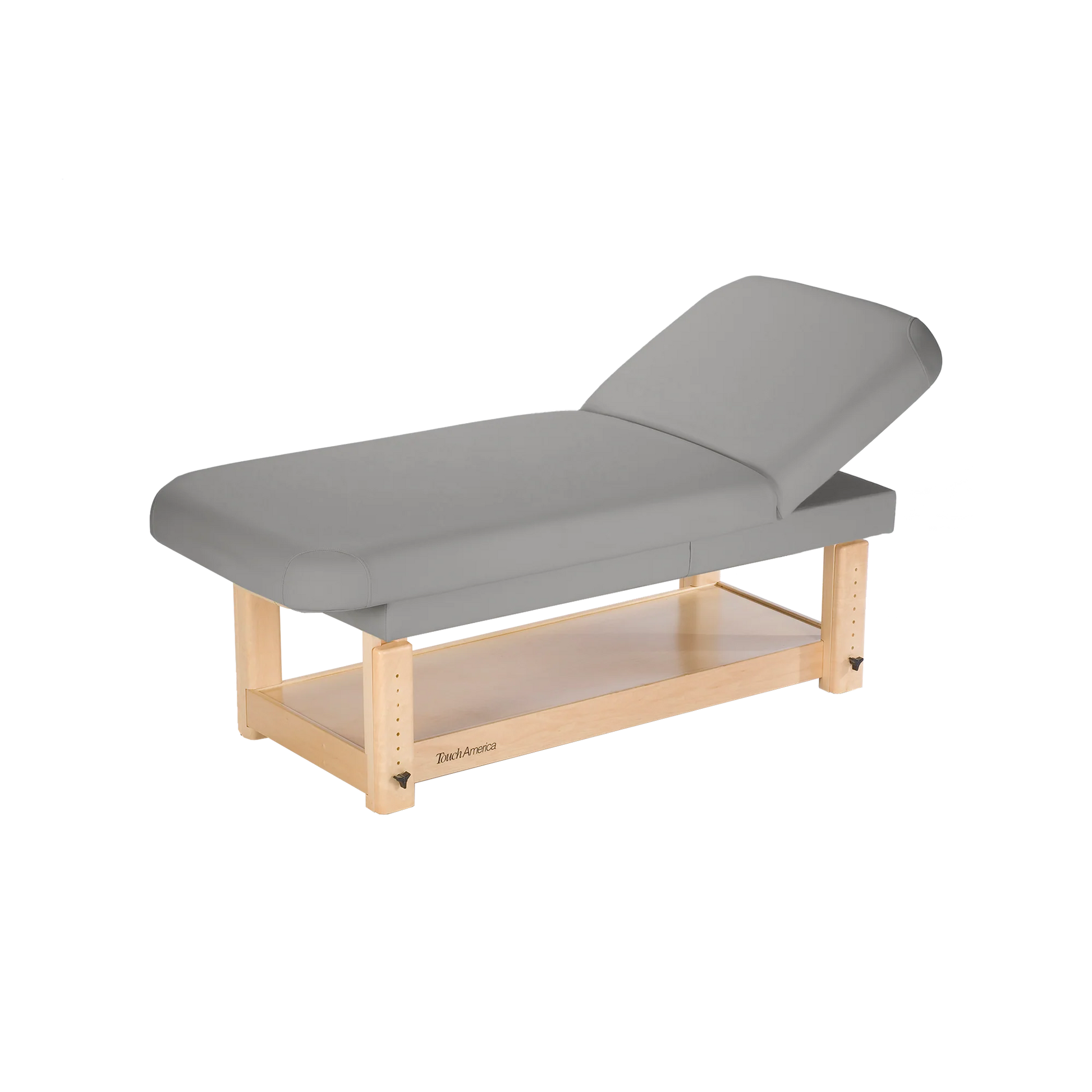 Durable stationary treatment table for wellness centers and spas