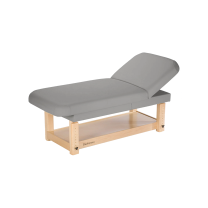 Durable stationary treatment table for wellness centers and spas