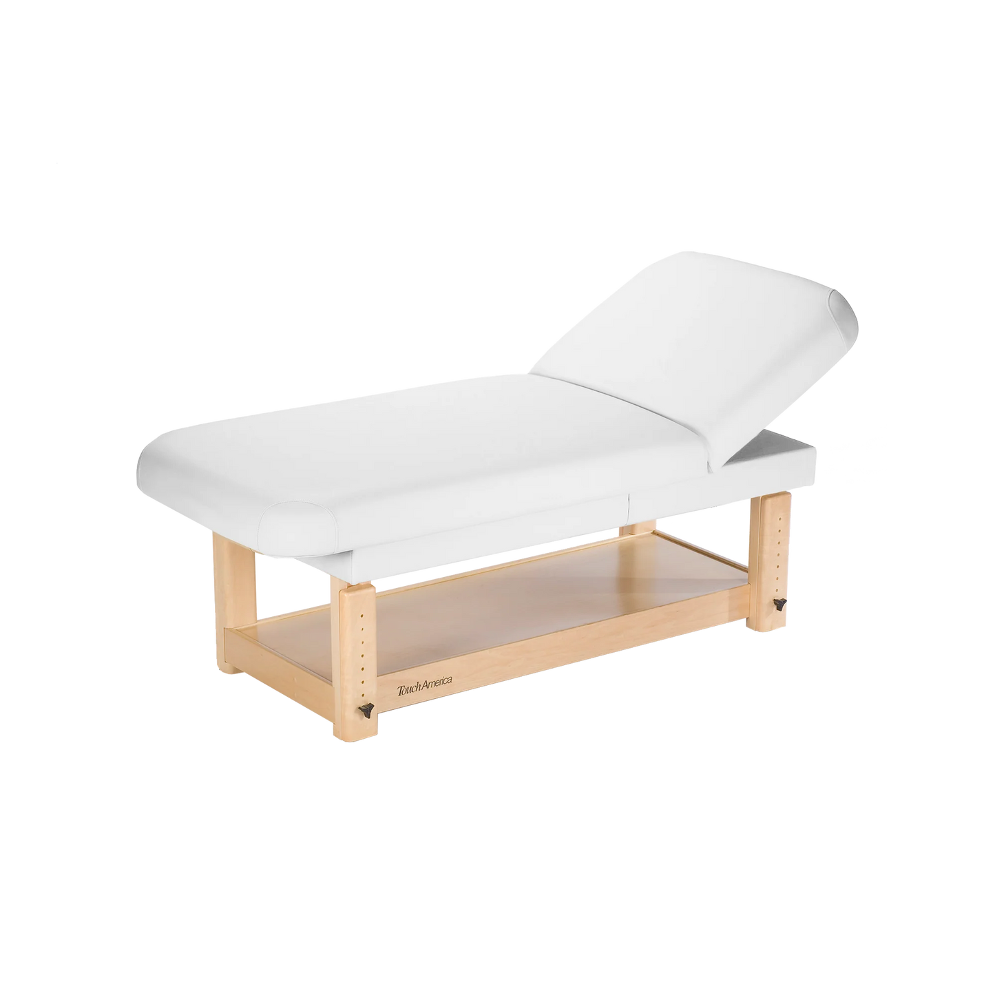 Professional stationary treatment table with adjustable comfort by TouchAmerica