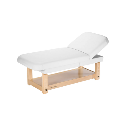 Professional stationary treatment table with adjustable comfort by TouchAmerica