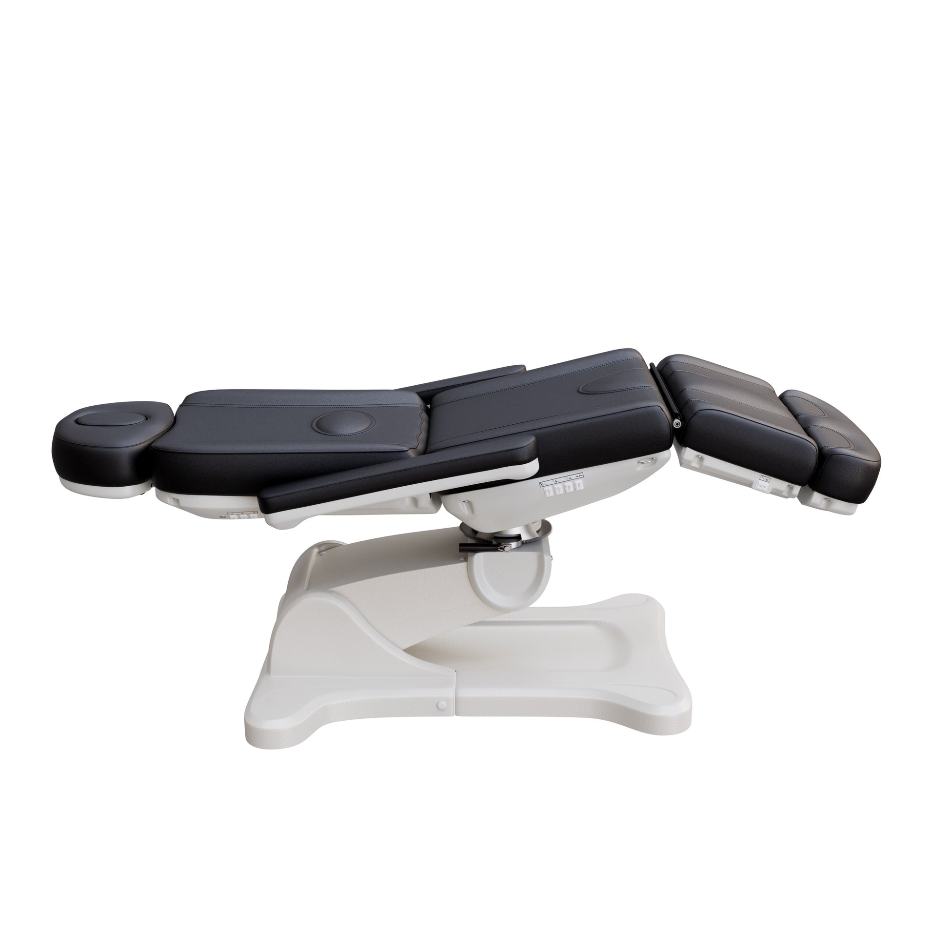 Spa Numa SWIVEL fully electric 4-motor medical treatment chair with 240° rotation, vegan leather upholstery, facial port, Trendelenburg positioning, and ergonomic design for esthetic, surgical, and outpatient procedures.