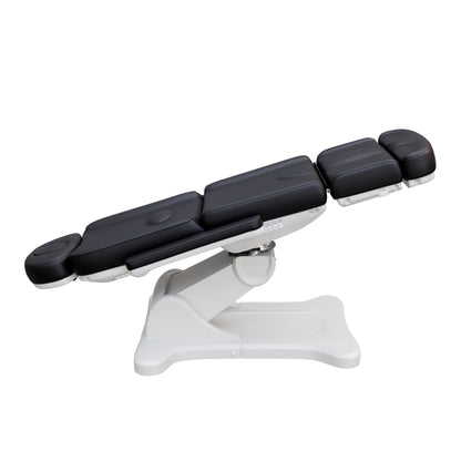 Spa Numa SWIVEL fully electric 4-motor medical treatment chair with 240° rotation, vegan leather upholstery, facial port, Trendelenburg positioning, and ergonomic design for esthetic, surgical, and outpatient procedures.
