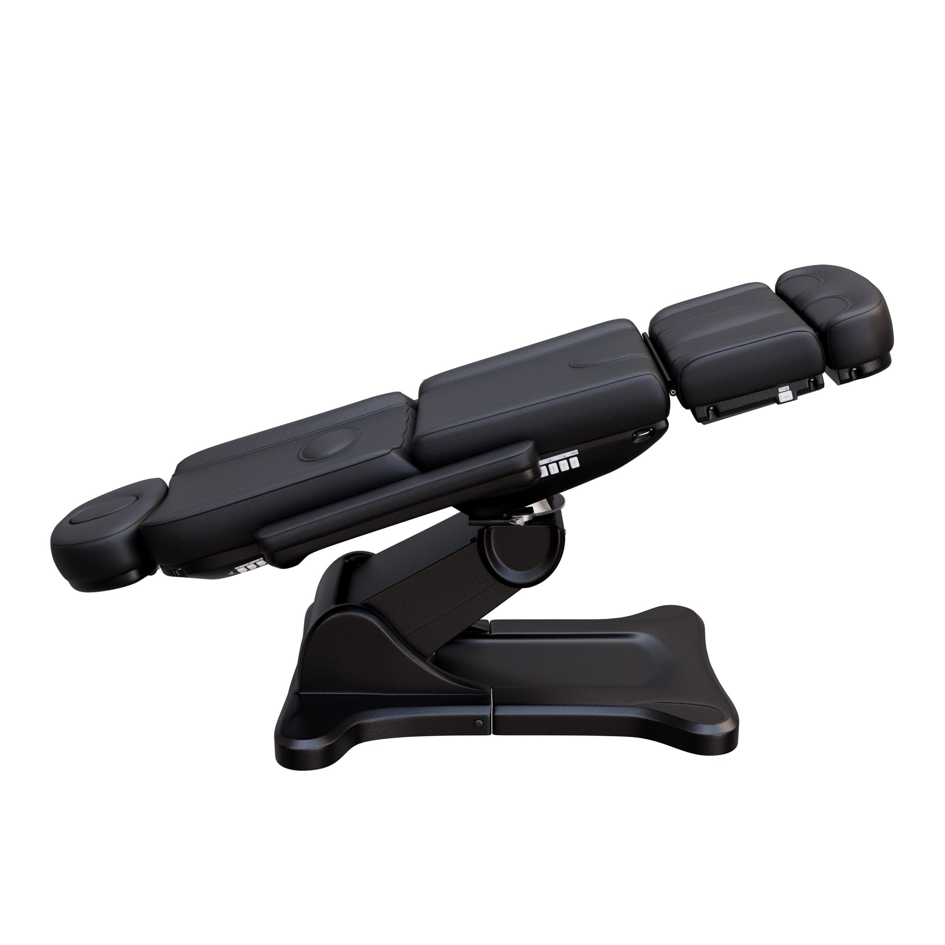 Spa Numa SWIVEL fully electric treatment chair with 4 motors, 240-degree rotation, vegan leather upholstery, extendable headrest and footrest, reversible armrests, and Trendelenburg position for medical, esthetic, and surgical procedures.
