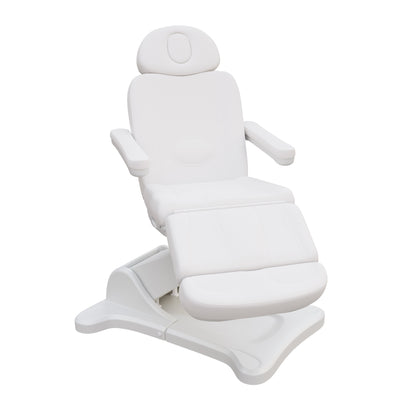 Spa Numa SWIVEL Fully Electric Treatment Chair with 240° rotation, vegan leather, adjustable height, backrest, leg-rest, and tilt – ideal for med spas, esthetic treatments, and outpatient procedures.