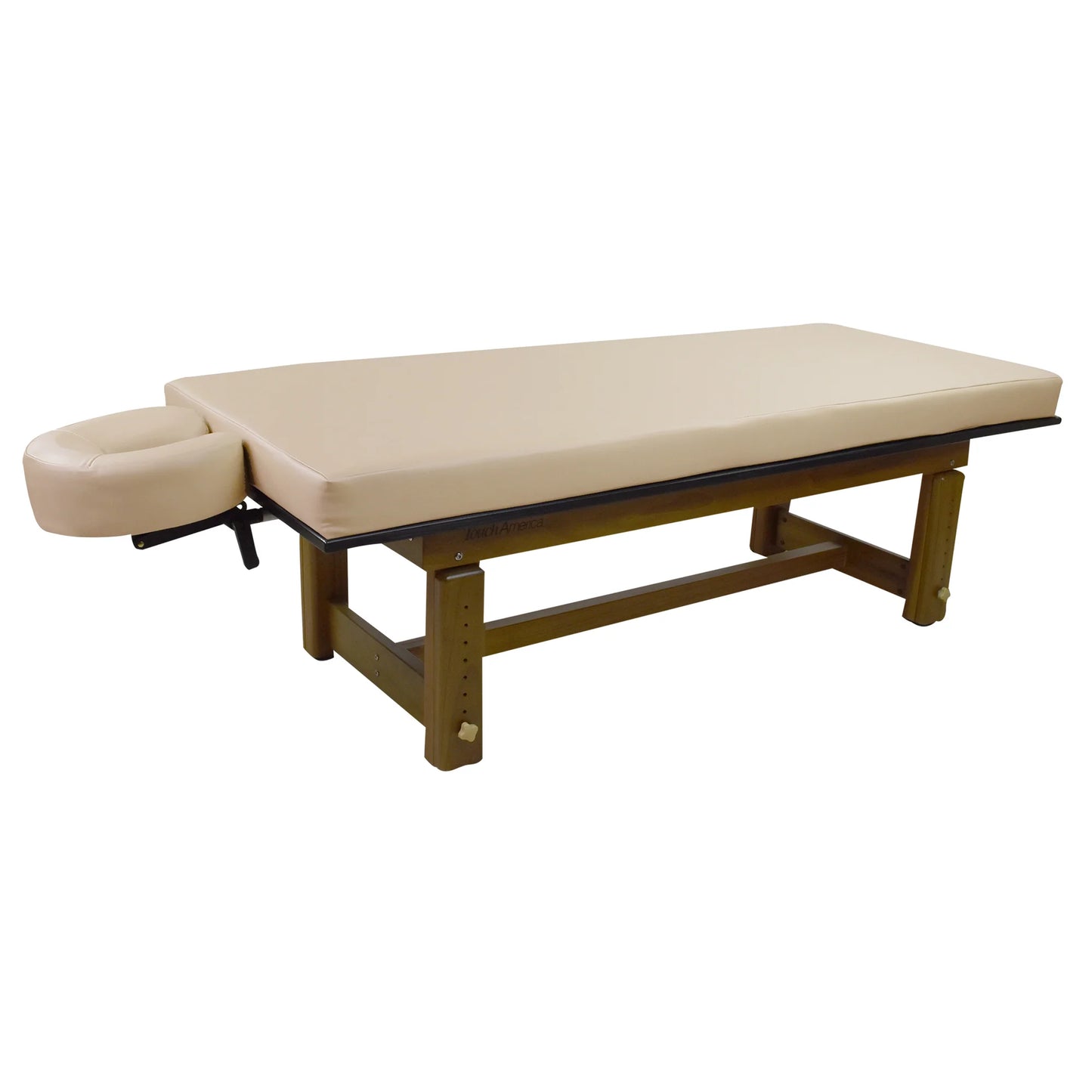 TouchAmerica Solterra massage table with plush cushioning for client relaxation