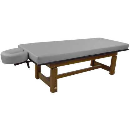TouchAmerica Solterra massage table with plush cushioning for client relaxation