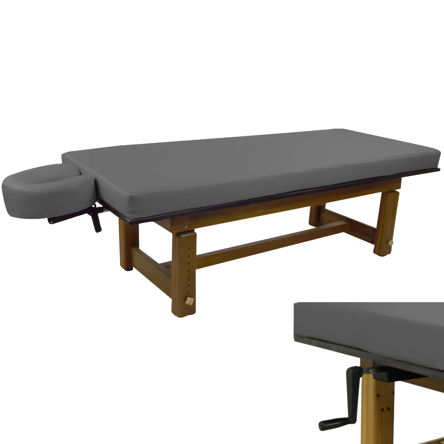 Eco-friendly teak wood massage table Solterra by TouchAmerica