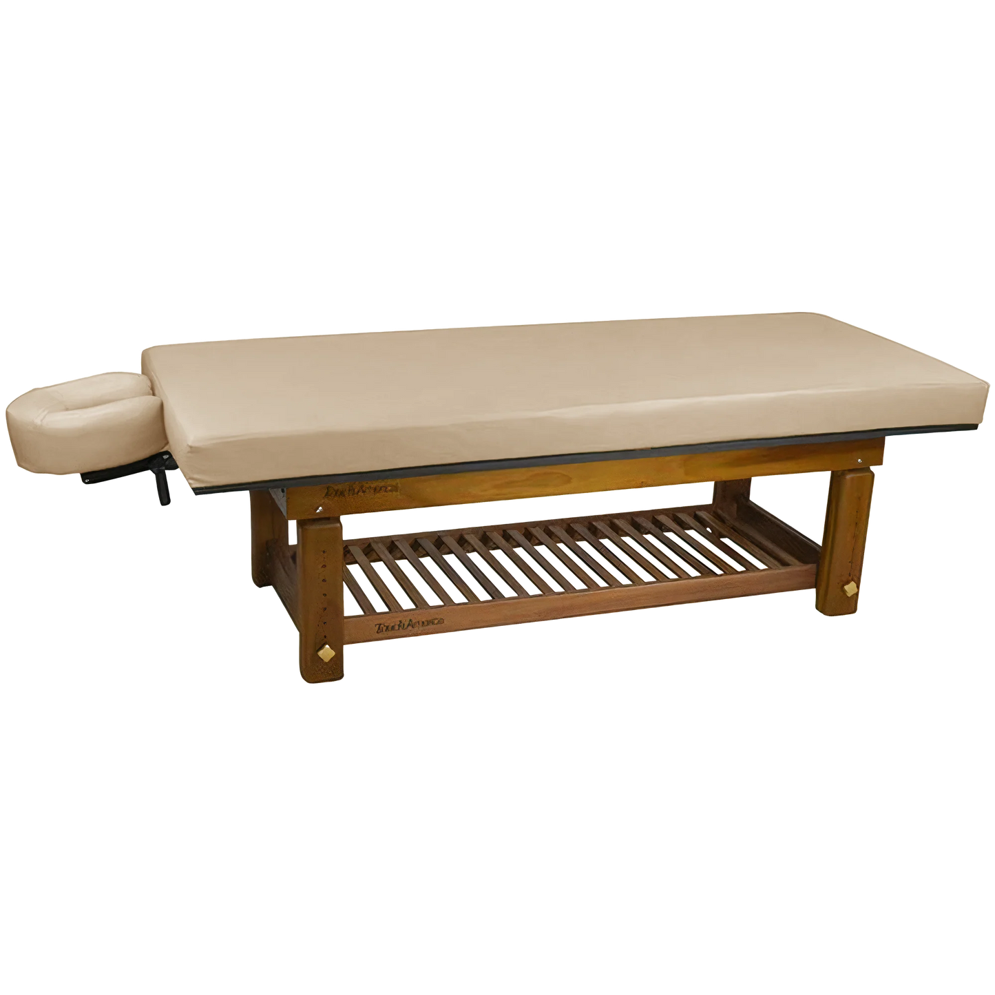 Eco-friendly teak wood massage table Solterra by TouchAmerica