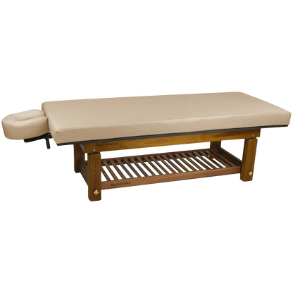Eco-friendly teak wood massage table Solterra by TouchAmerica