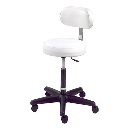 Equipro, Equipro Round Air-lift Stool 31200, beauty stool, stool, chair, make up chair, make up chair, wax chair, wax stool, hydraulic, air lift, round stool, back rest