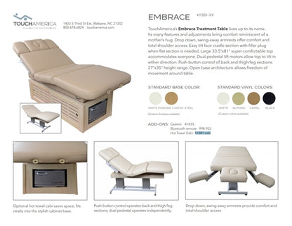 TouchAmerica Embrace Treatment Table