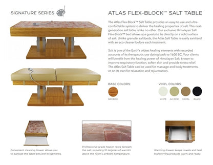 TouchAmerica Halotherapy Flex-Block & ION Salt Table