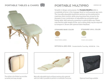TouchAmerica Portable MultiPro Massage Table