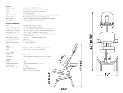 TouchAmerica Portable Quicklite Massage Chair