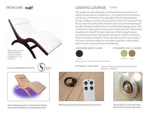 TouchAmerica Legato Lounger w/So Sound