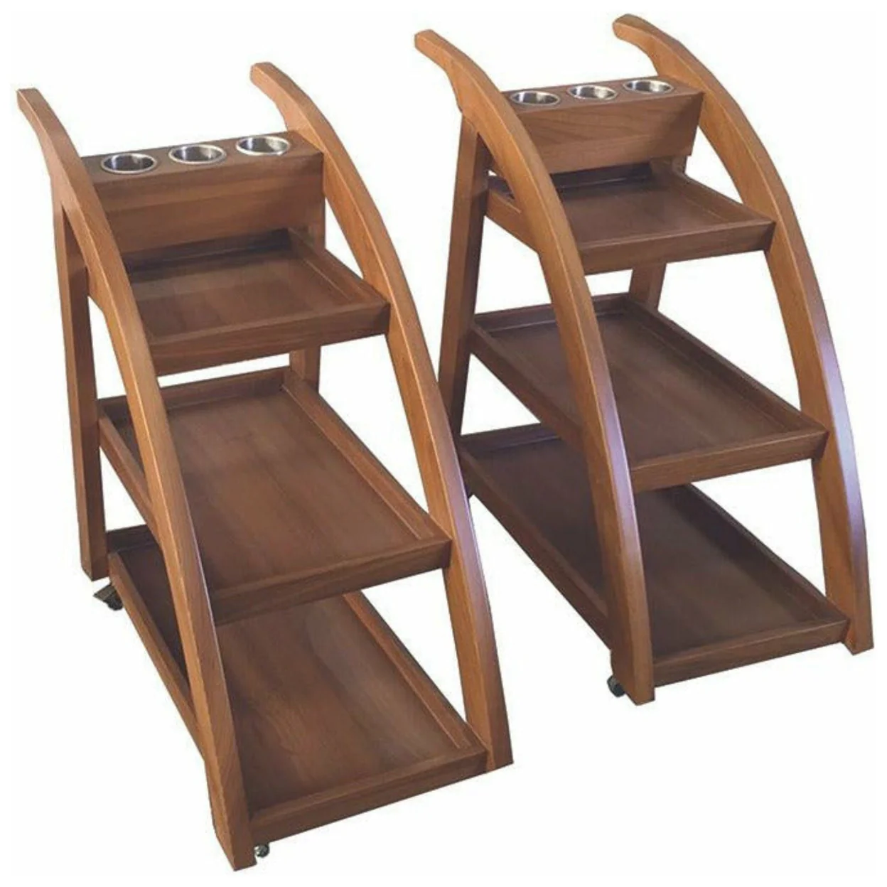Touch America Teak Service Trolley