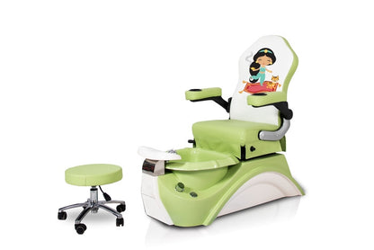 AYC Green Princess Jasmine Kid's Pedicure Spa - TSM-KSPA-02-GRN-KIT