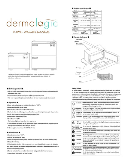 AYC Dermalogic Towel Warmer - Double - XIN-TWAPP-30