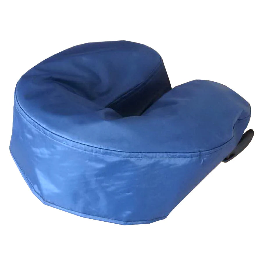 TouchAmerica wet drape for face pillow in blue for spa treatments