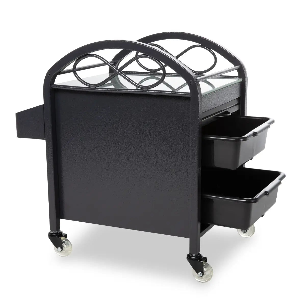 Continuum-Cart sleek salon accessory cart with wheels