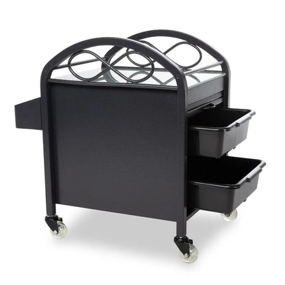 Continuum-Cart sleek salon accessory cart with wheels