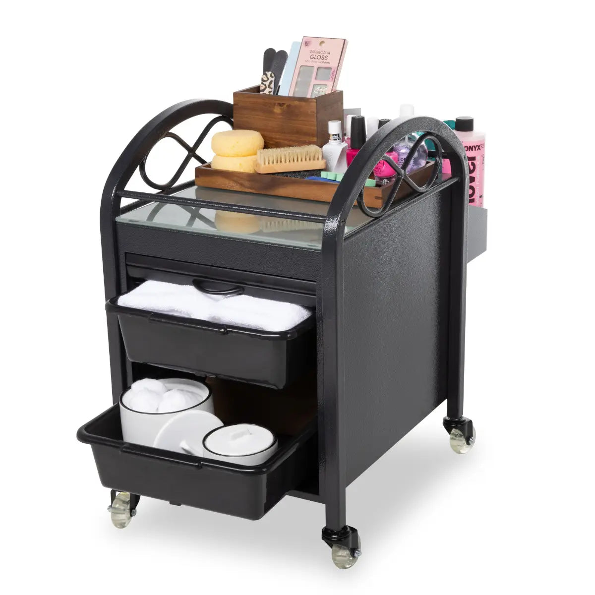 Continuum Accessory Cart - professional spa storage solution