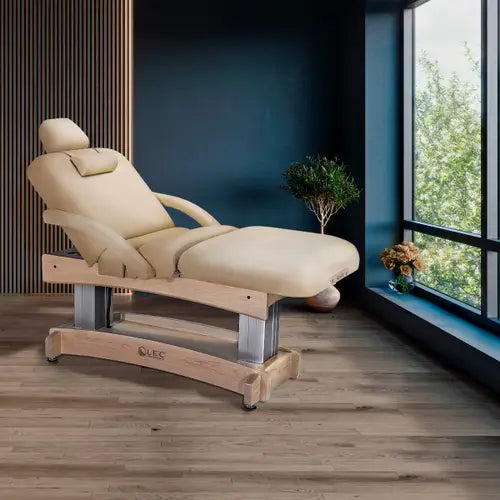 Luxury spa furniture Living Earth Crafts Aspen Flat Top massage table