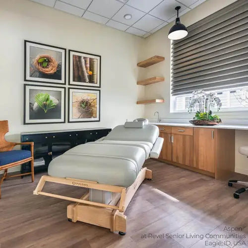 Professional spa treatment table Aspen Salon Top crafted by Living Earth Crafts