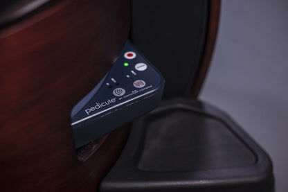 Compact foot spa for pedicures with heat therapy and vibration comfort