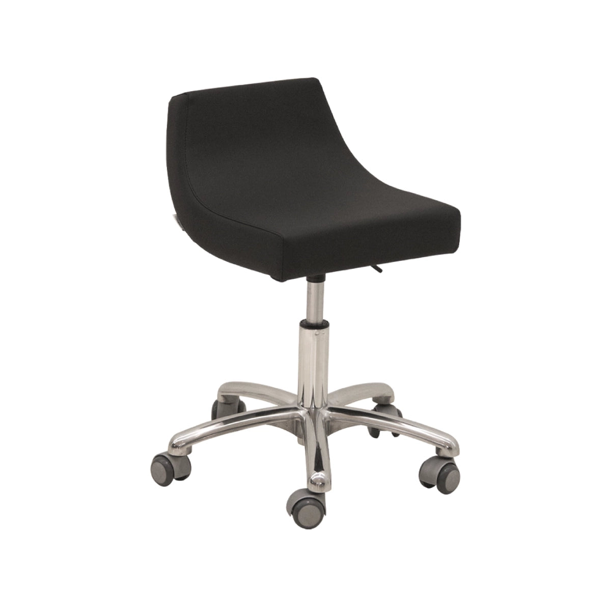 Professional spa stool Okumi Stream with molded seat and stable base