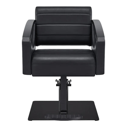 Bello Titanium styling chair featuring a modern, professional salon design.