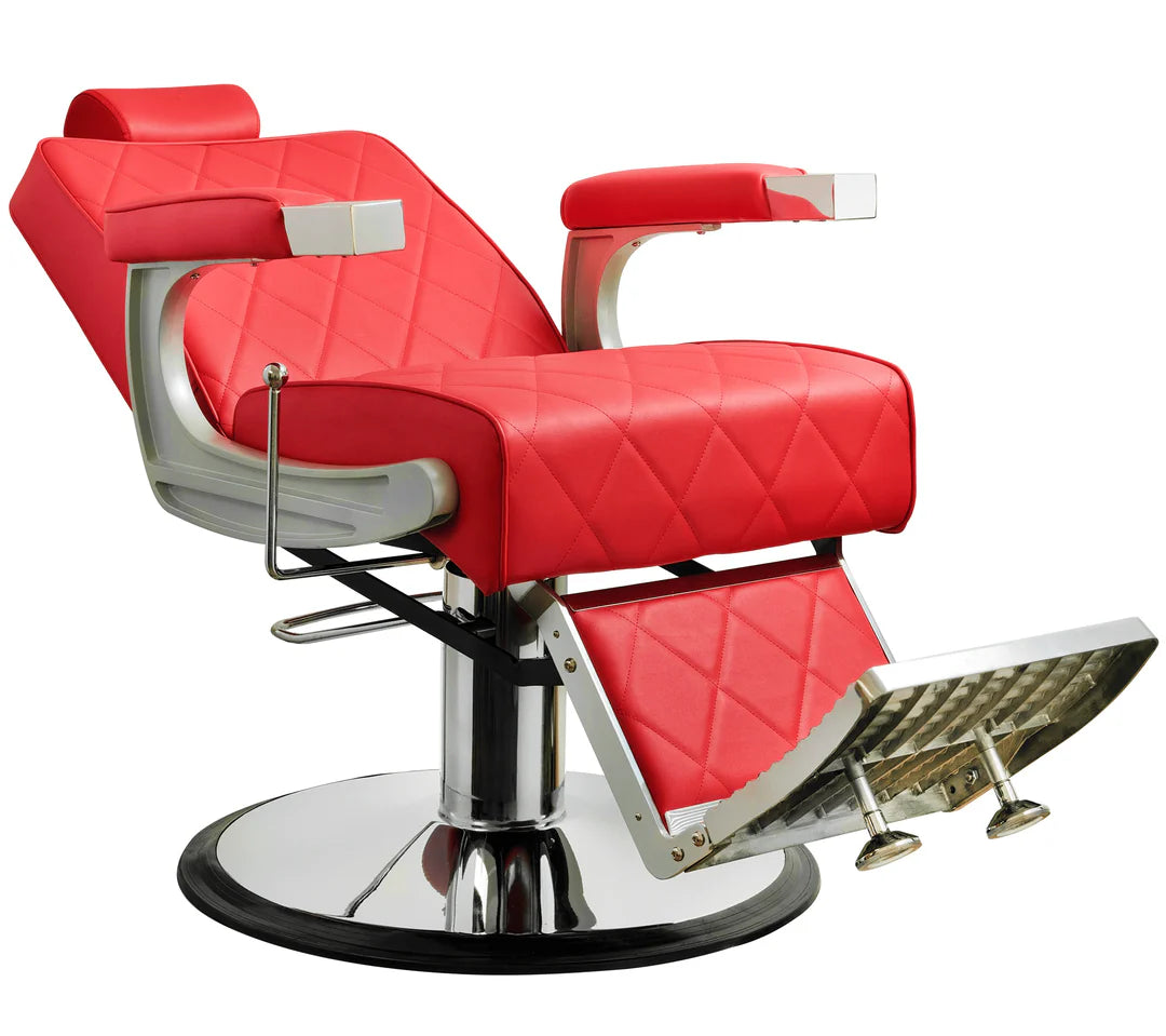 AYC King Barber Chair with durable construction and ergonomic design for client comfort